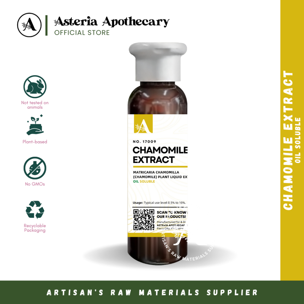 Chamomile Flower Extract Botanical Extract 30mL & 100mL Asteria