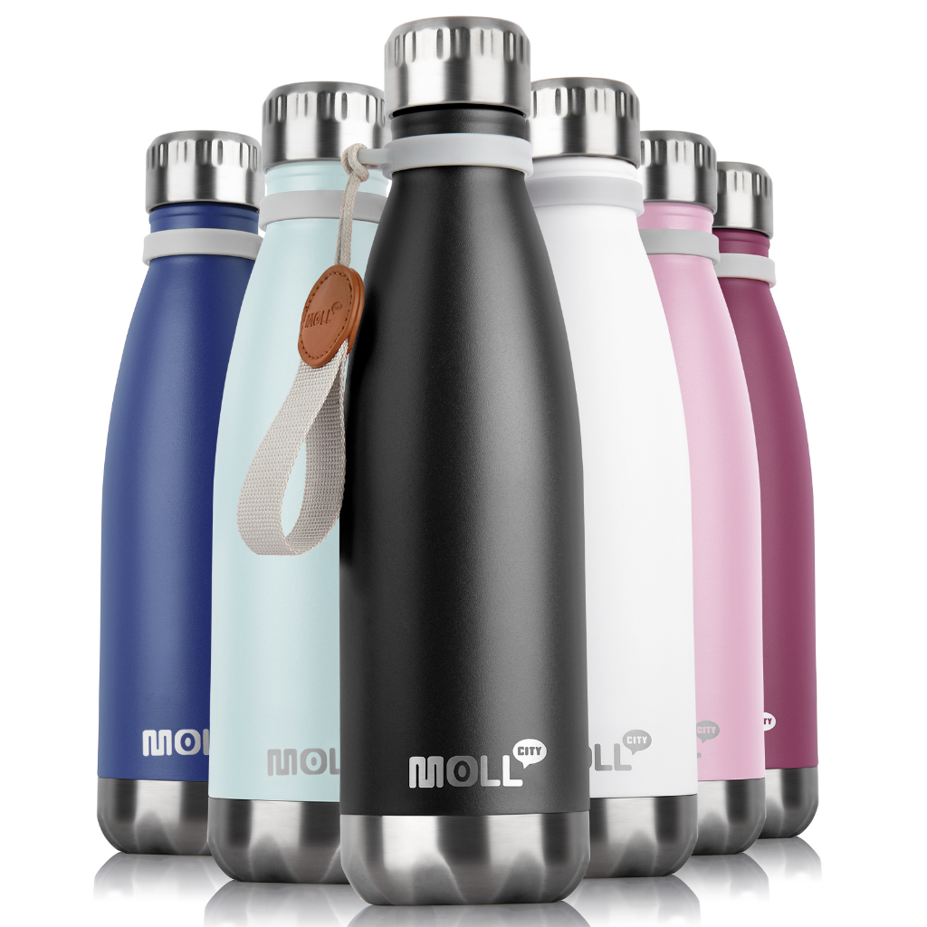 Mollcity Thermos Flask 350ml、500ml Stainless Steel Vacuum lnsulated