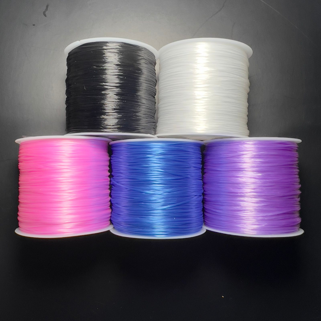 Elastic Nylon Garter Japanese rubber String (60 meter long) DIY Charms