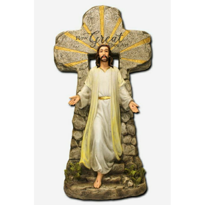 Jesus Rising Cross - 8 x 4 x 15 inches | Shopee Philippines