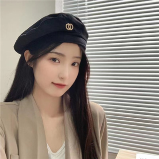 BEESCLOVER Women Fashion Hat Korean Version Solid Color Beret Painter Hat  Japanese Style Pumpkin Hat : : Clothing & Accessories