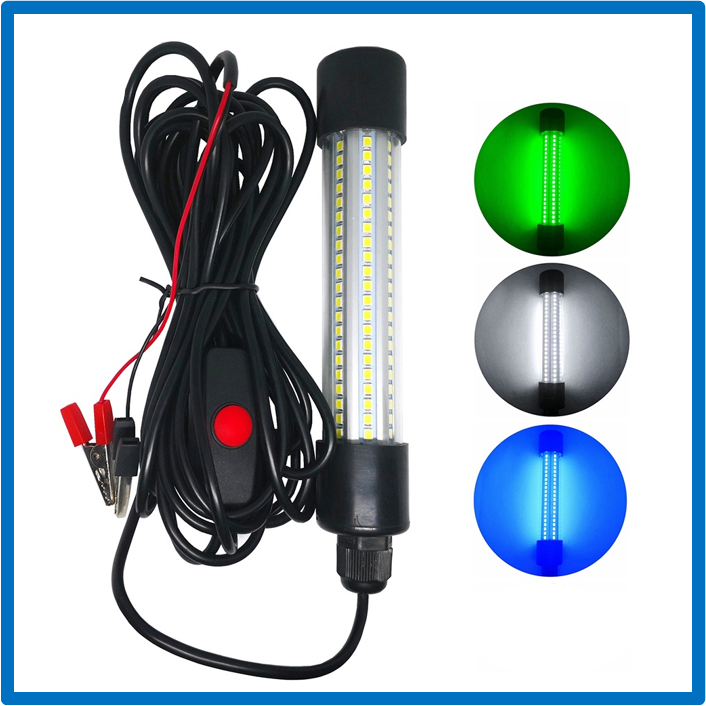 【SF】 12-24V 13W LED Submersible Freshwater Saltwater Underwater Fishing ...