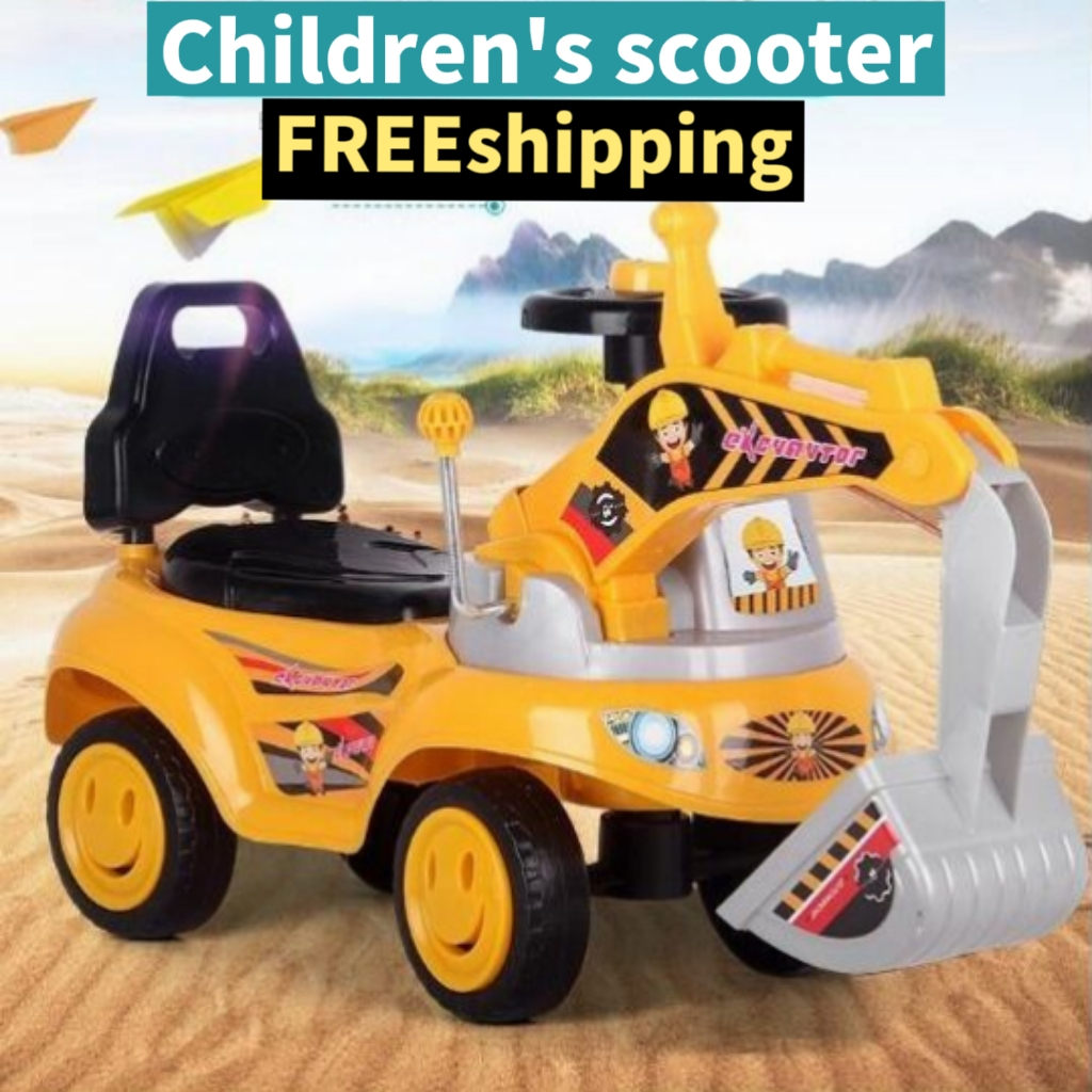 TOY TRUCK EXCAVATOR RIDEON FOR KIDS AGES 15 YEARS OLD Shopee