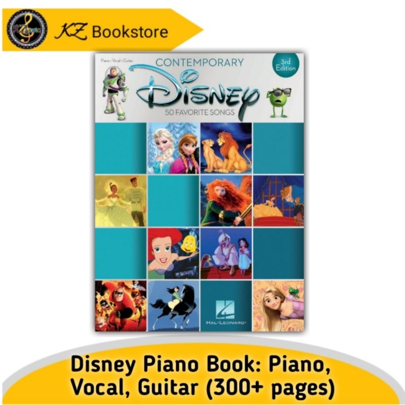 Disney Piano Book with Piano Vocal Part, and Guitar