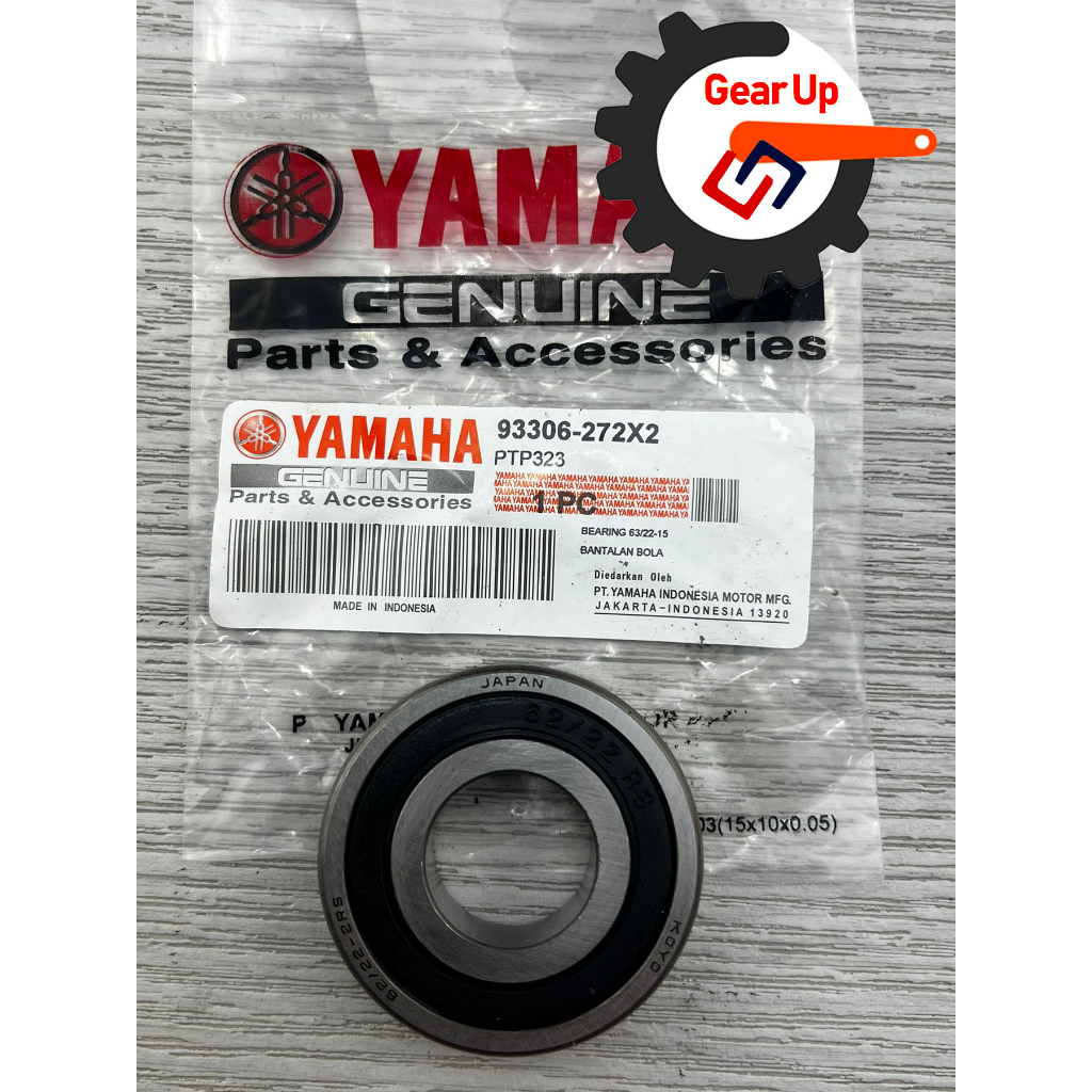 62/22 YAMAHA Bearing Rear Axle Bearing 6222 for MIO i125 / M3 / Mio
