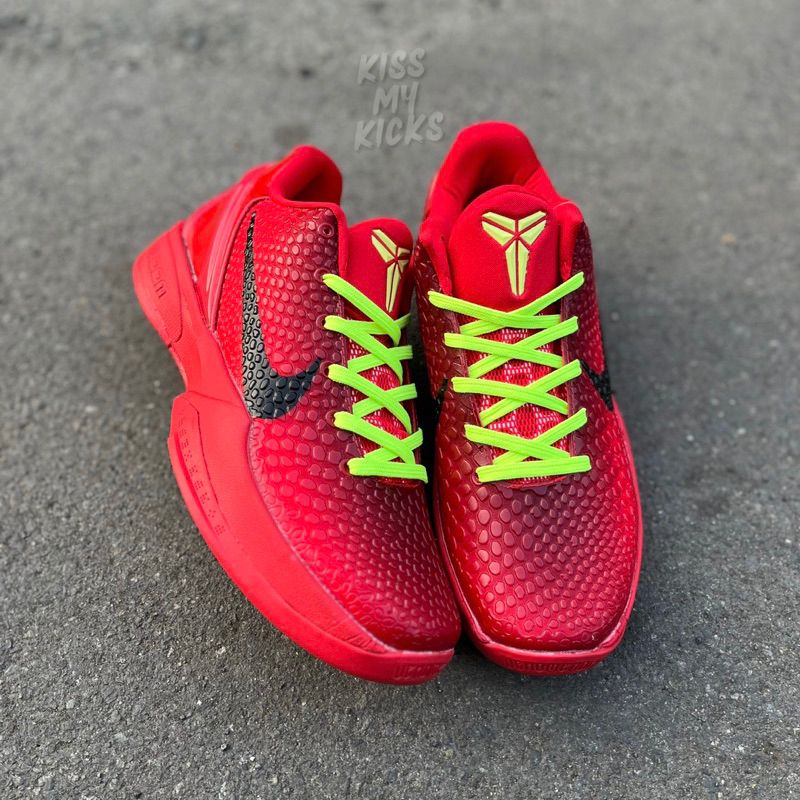 KOBE 6 PROTRO "REVERSE GRINCH" Basketball Shoes For Men Shopee