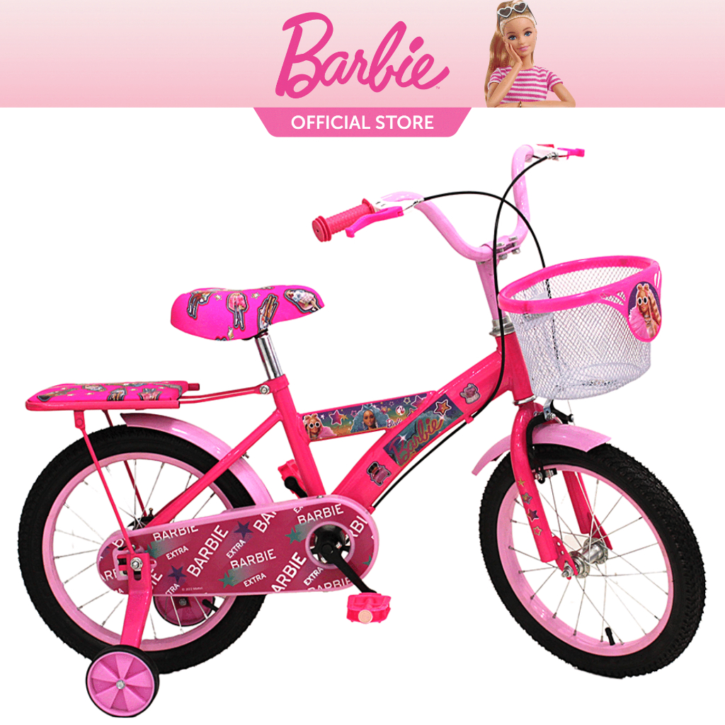 Barbie 16" Bike w/ basket for Kids Pink (BB2203) Shopee Philippines