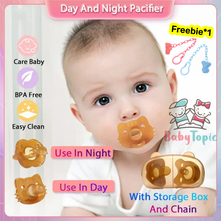 Soothie Pacifier for Baby Day and Night Silicone Baby Pacifier with