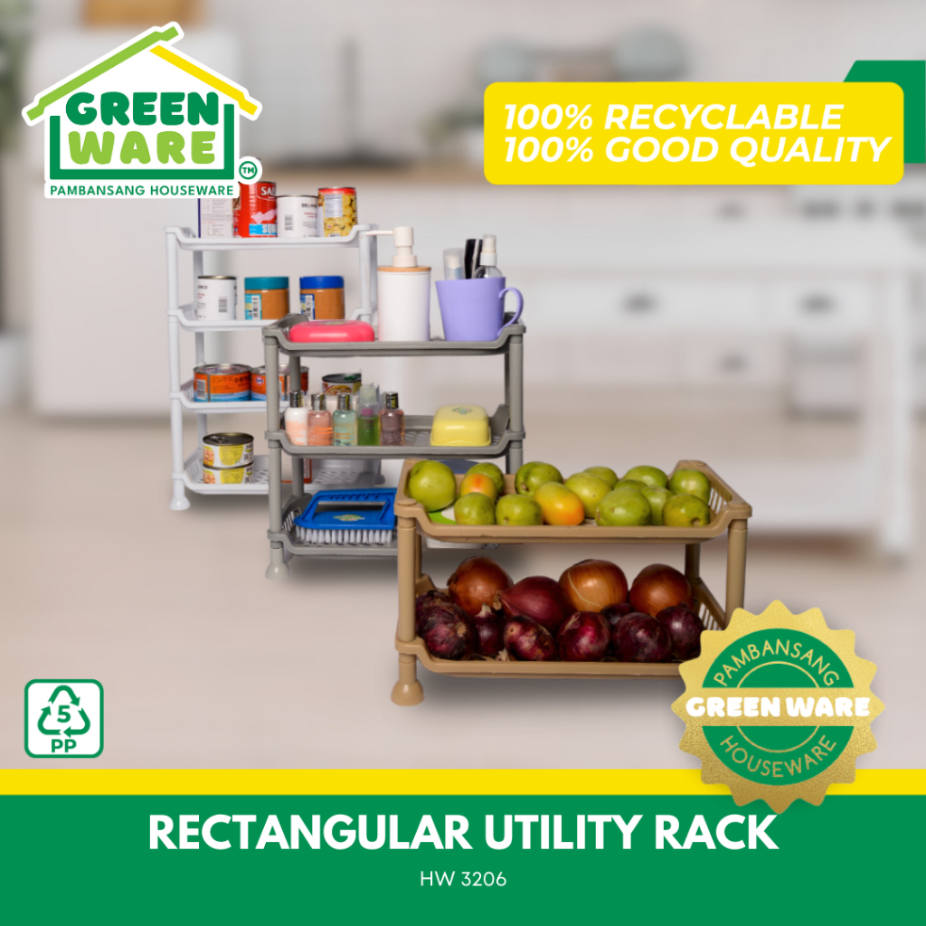 Greenware Utility Tray Rack Organizer AVAILABLE in 2 or 3 or 4 Layers ...