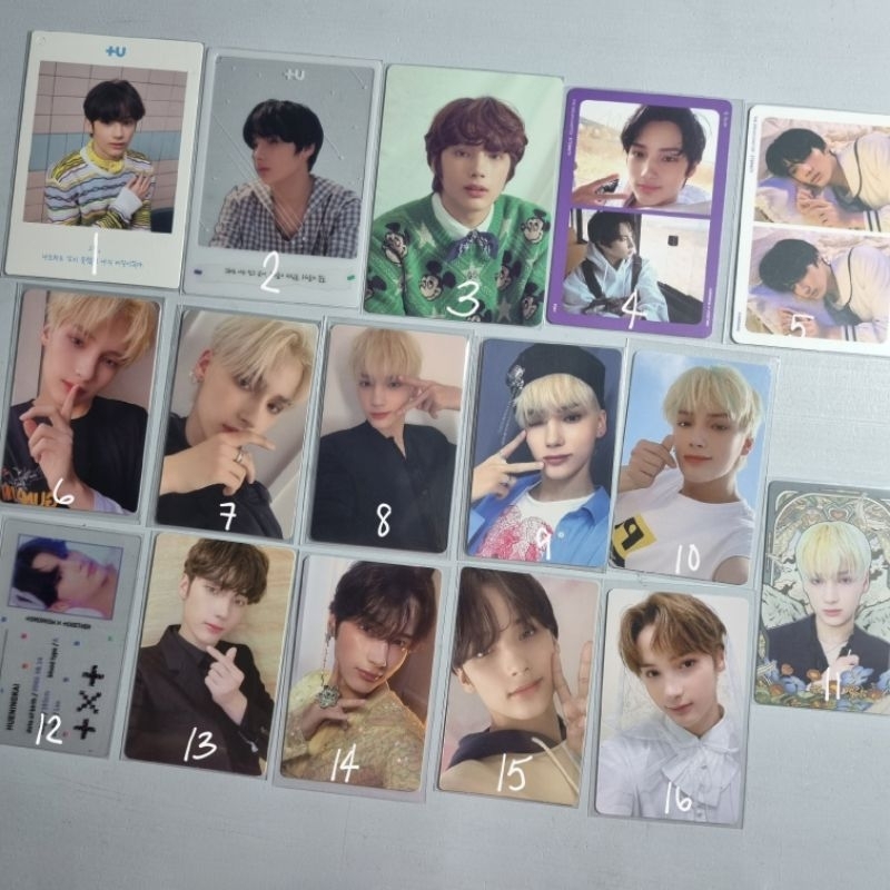 TXT HUENINGKAI HYUKA Official Photocard, Lucky Draw, POB (onhand