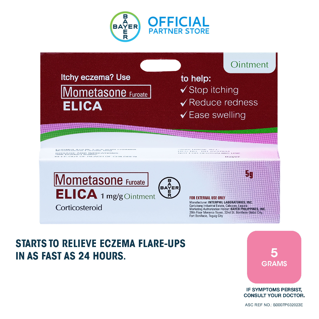 Elica Eczema Topical Steroid Ointment 5g | Shopee Philippines