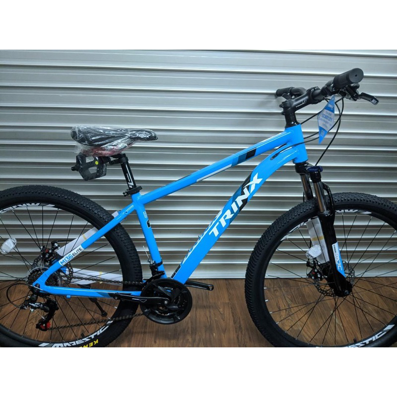 blue mens mountain bike