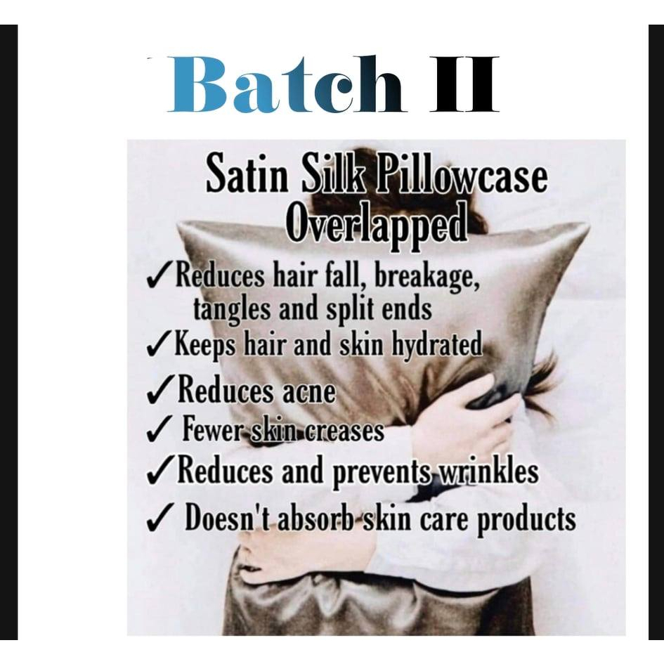 Satin Silk Pillowcase Overlap 2 Shopee Philippines