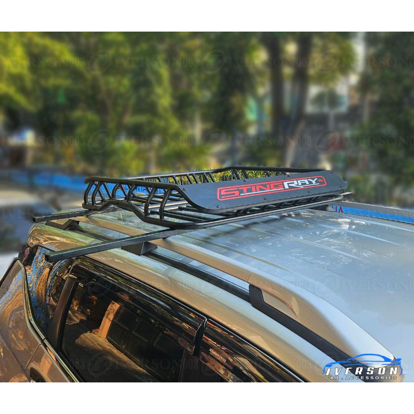 38x50 Stingray Universal Roof Rack Luggage Rack installed in Mitsubishi ...