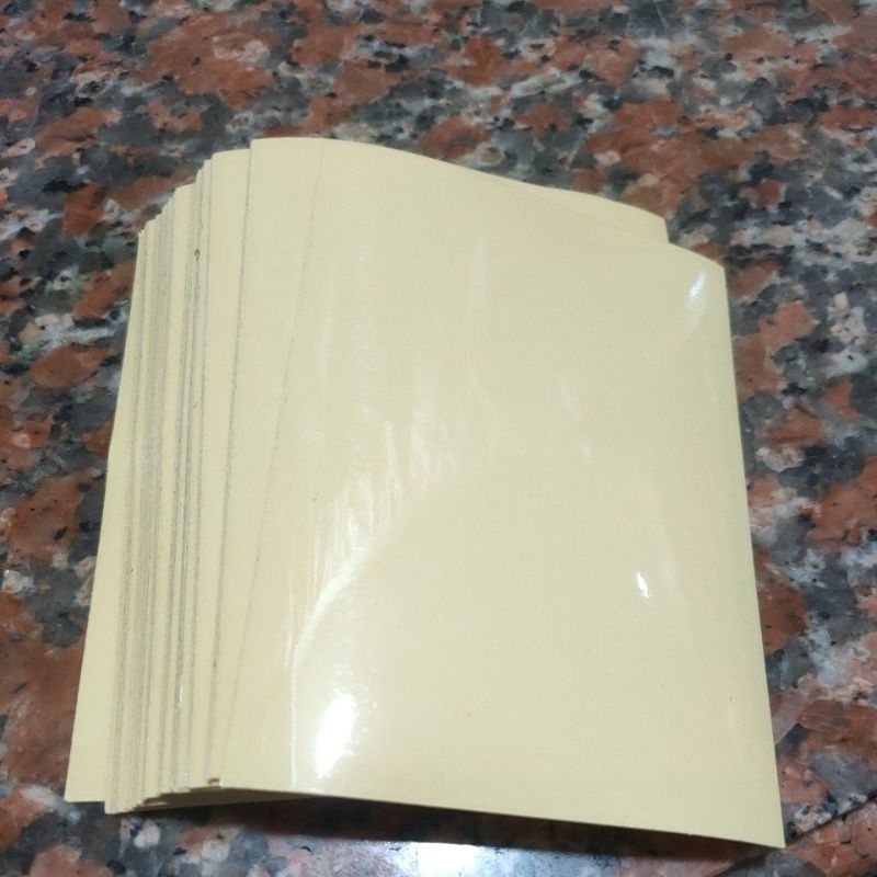 50pcs 3x4/A6 Pre-cut Blank High Gloss/Satin Sticker for Sealing ...
