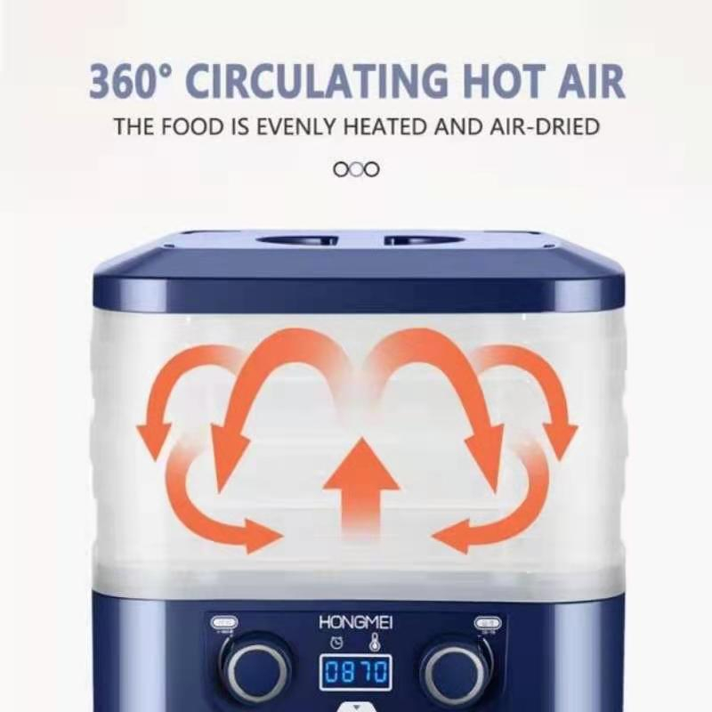 philips Food Dehydrator Timing Adjustable Temperature Dryer 5 Layers