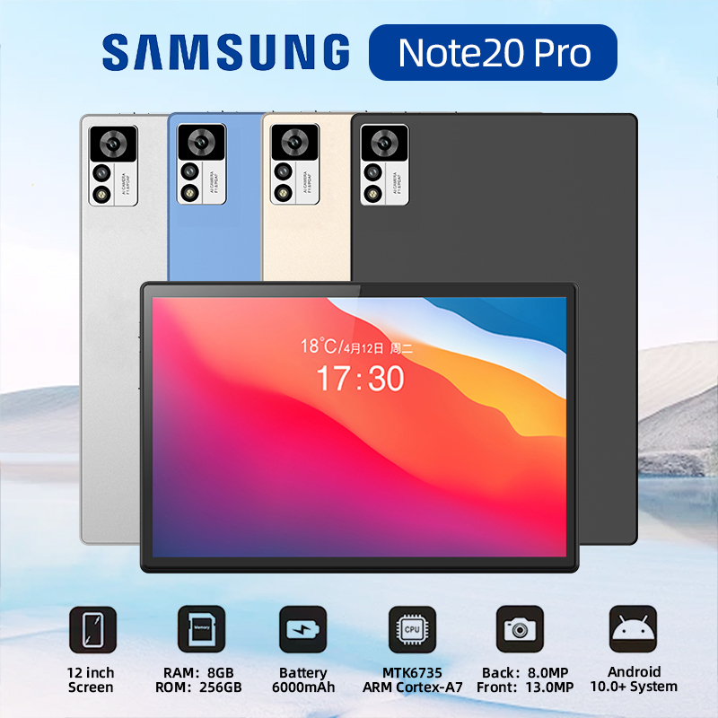 Samsung Tab Note 20 Pro Original Brand Tablet 12 Inch 8+256GB Android