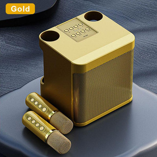 Jiditech Wireless Dual Karaoke Speaker Microphone 3D Stereo Family ...