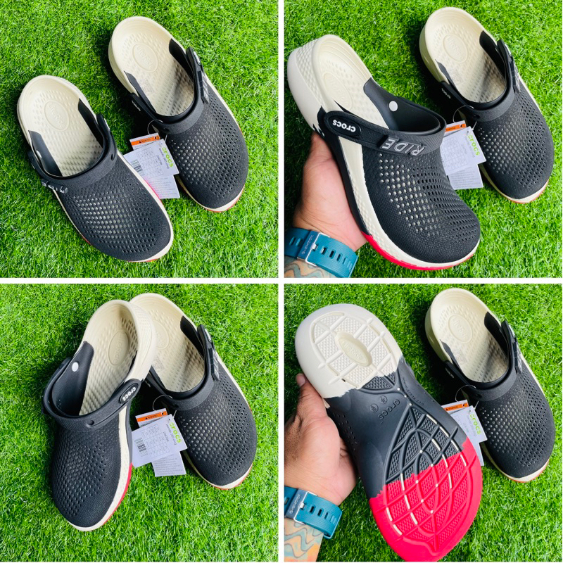 Crocs Literide 360 Black Red | Shopee Philippines