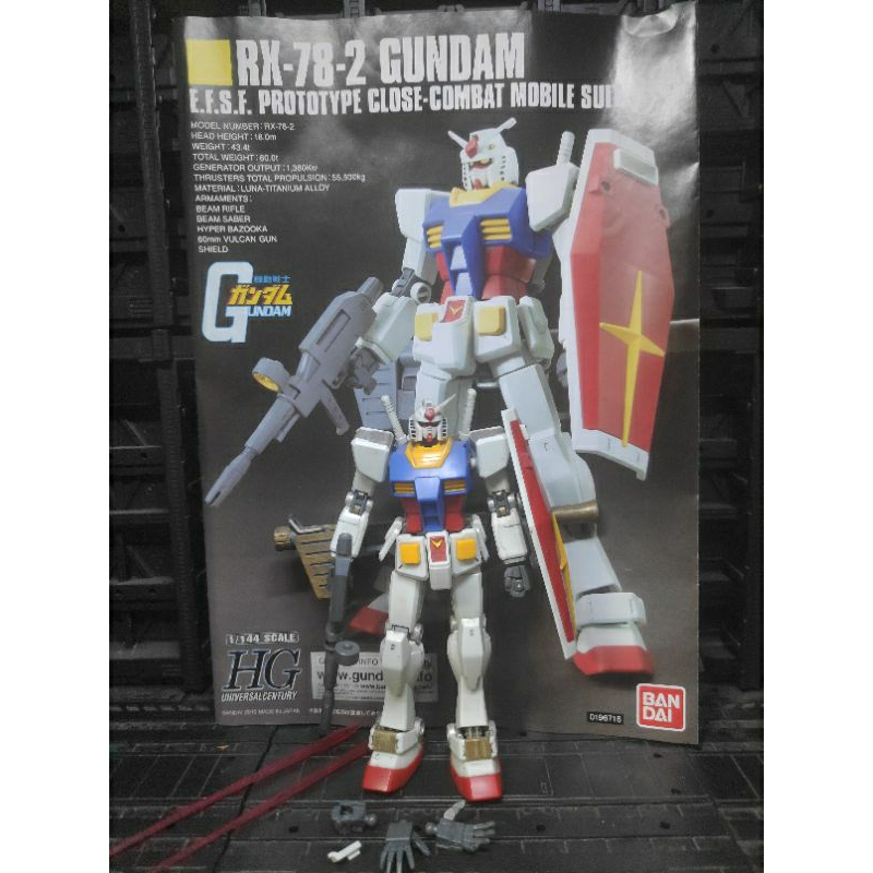 HGUC 1/144 RX-78-2 Gundam | Shopee Philippines