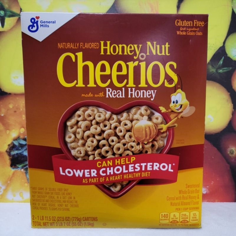 HONEY NUT CHEERIOS GENERAL MILLS ( TWIN PACK ) - 1.5 KGS / 55 OZ