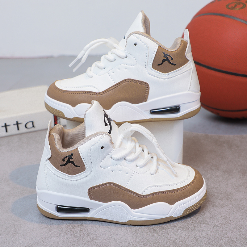 RL New Basketball Shoes For Kids Boys High Top Rubber Kids Shoes Sneakers For Kids Size 30 37 Shopee Philippines