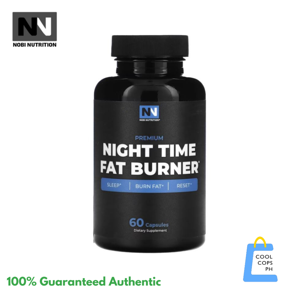 Nobi Nutrition Premium Night Time Fat Burner (60 capsules) Shopee