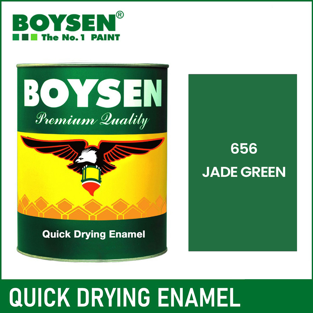 Boysen QDE Jade Green GALLON for wood/metal 656 Shopee Philippines