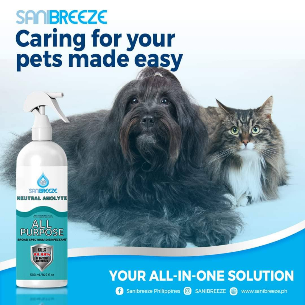Pet Care Solution/Disinfectant/Cleaning and Sanitizing 500mL Sanibreeze