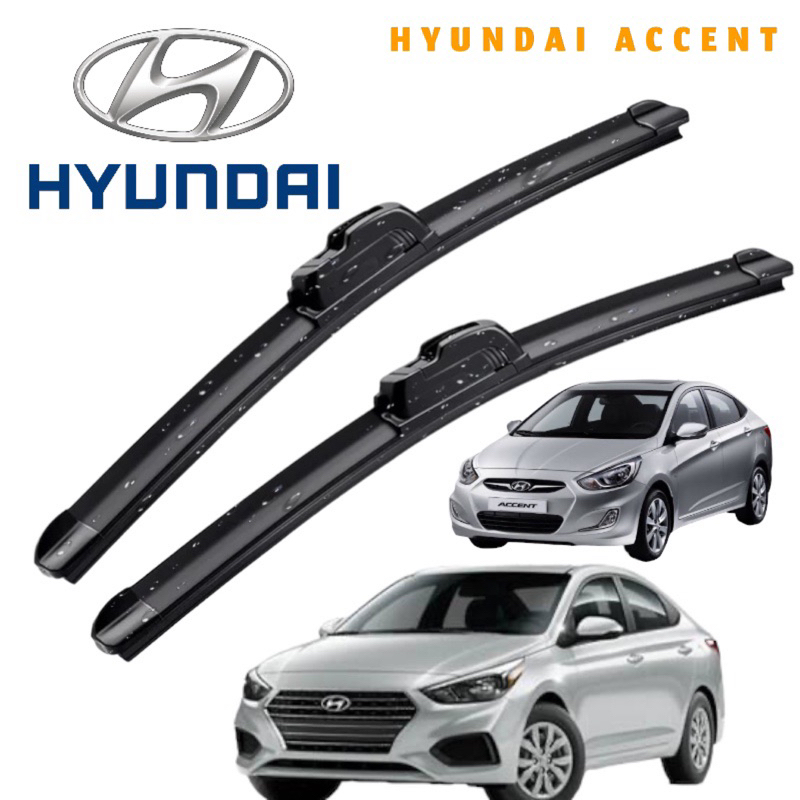 hyundai accent wiper blade banana type heavy duty 2010 2011 2012 2013