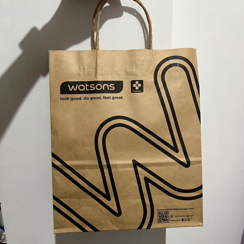 PAPER BAGS Watsons Shopee Philippines
