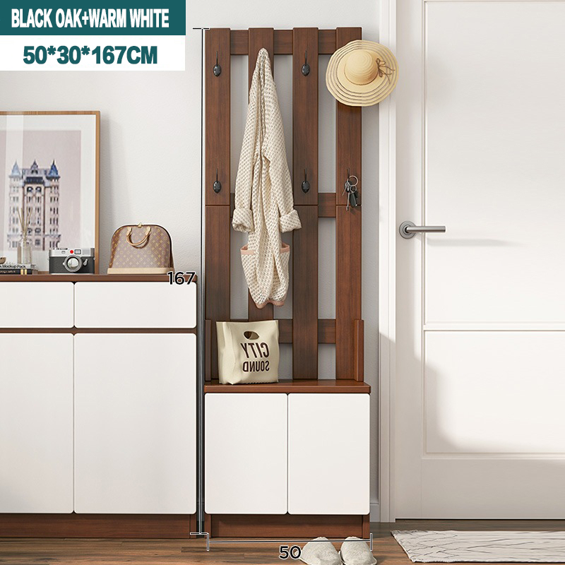 KARRY Shoe Clothes Rack 2 in 1 Sit Available Combination Organizer Storage Shopee