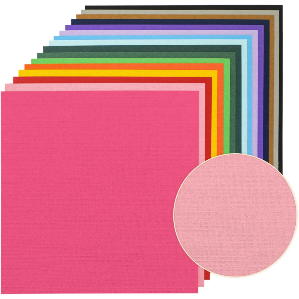 Colored Cardstock Paper for Craft Silhouette and Cricut Compatible A4