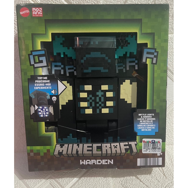 Minecraft Warden Deluxe Action Figure [Lights & Sounds] | Shopee ...