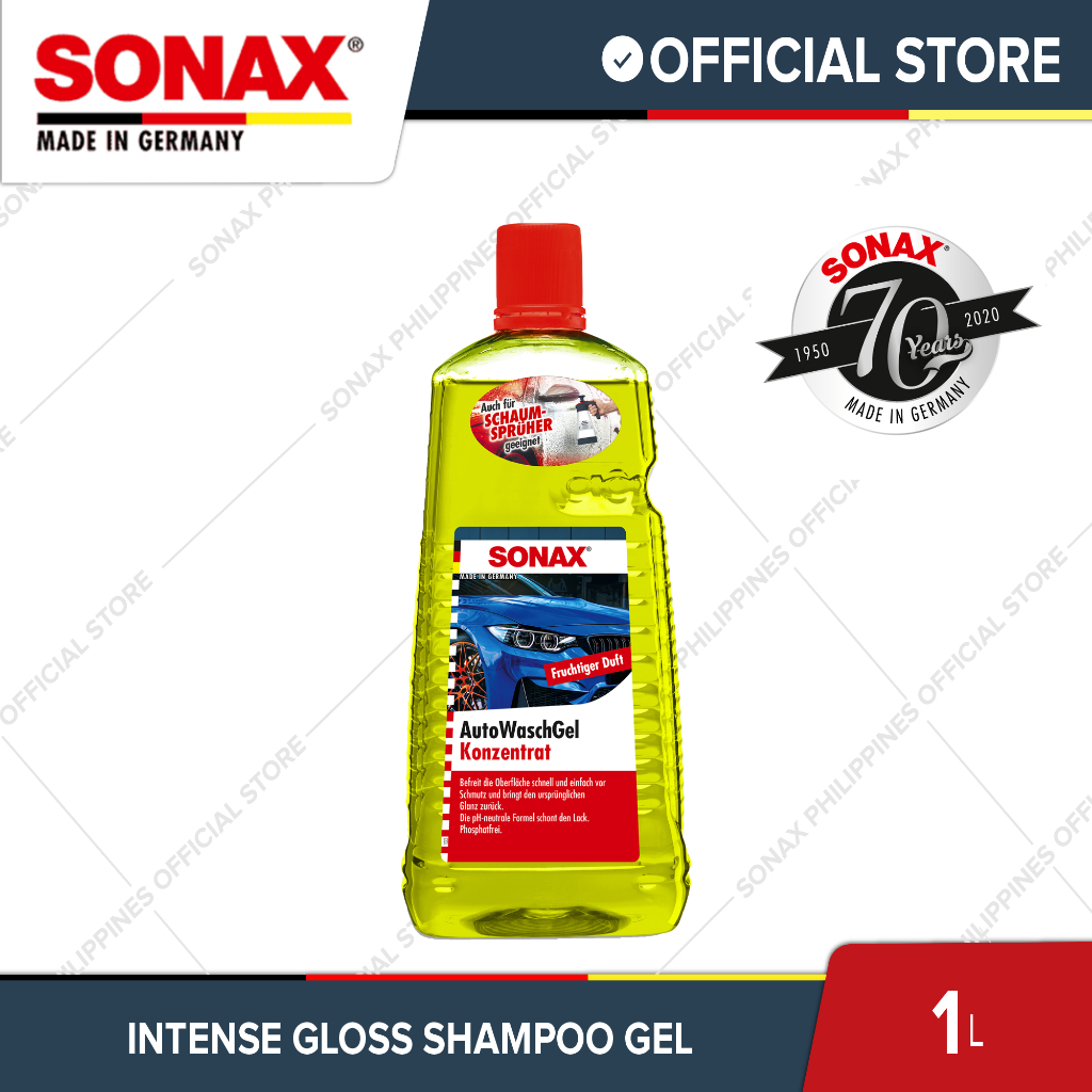 Sonax Intense Shampoo 1L Phosphate Free Shopee Philippines