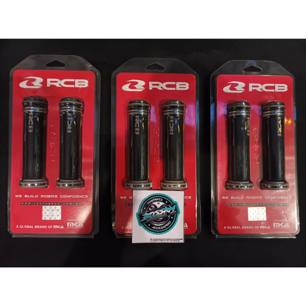 RCB ALLOY HANDLE GRIP WITH BAR END (UNIVERSAL) | Shopee Philippines