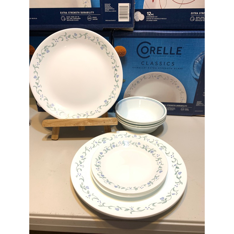 Corelle Set of 12 pcs Original bought from u.s with box onhnad | Shopee ...