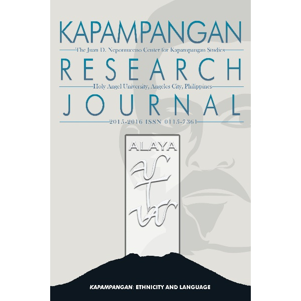 Alaya Research Journal (with color white cover ) Kapampangan Ethnicity ...