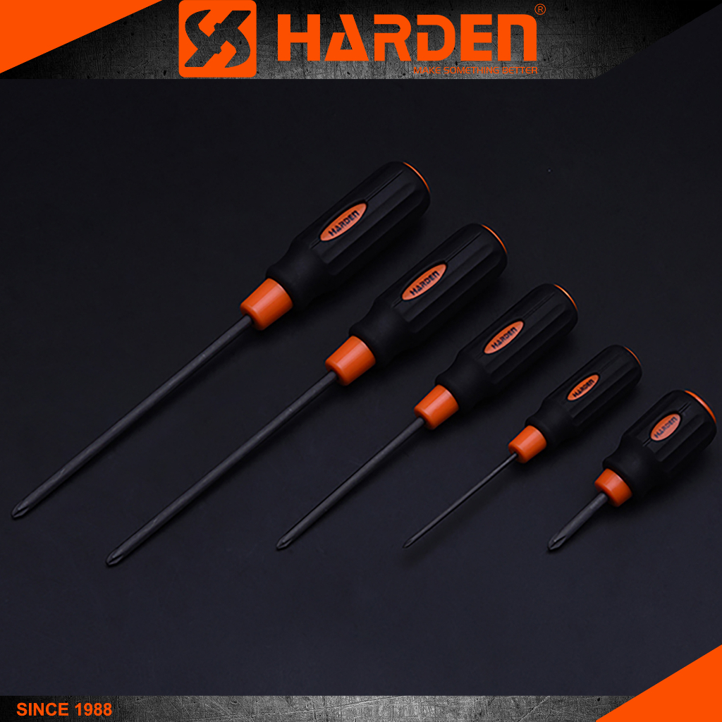 Harden Phillips Screwdriver & Slotted Screwdriver With Soft Handle ...