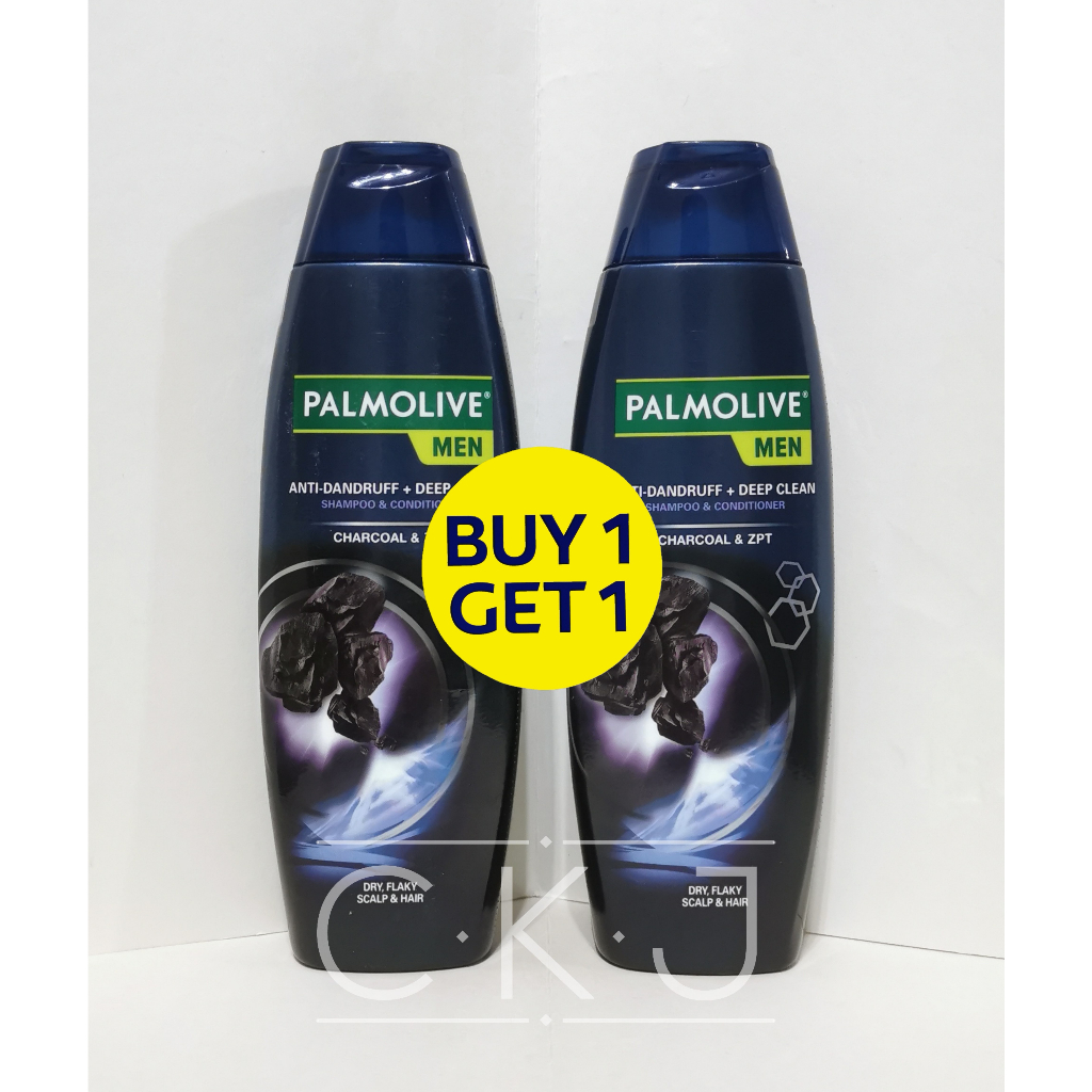 PROMO Palmolive Men Charcoal Antidandruff + Deep Clean Shampoo BUY 1