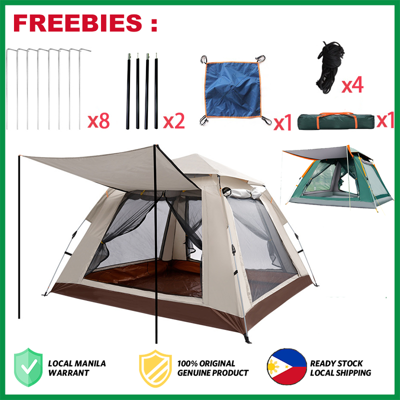 CHANGEMOORE 6-8 Person Tent For Camping Waterproof Automatic Dome ...