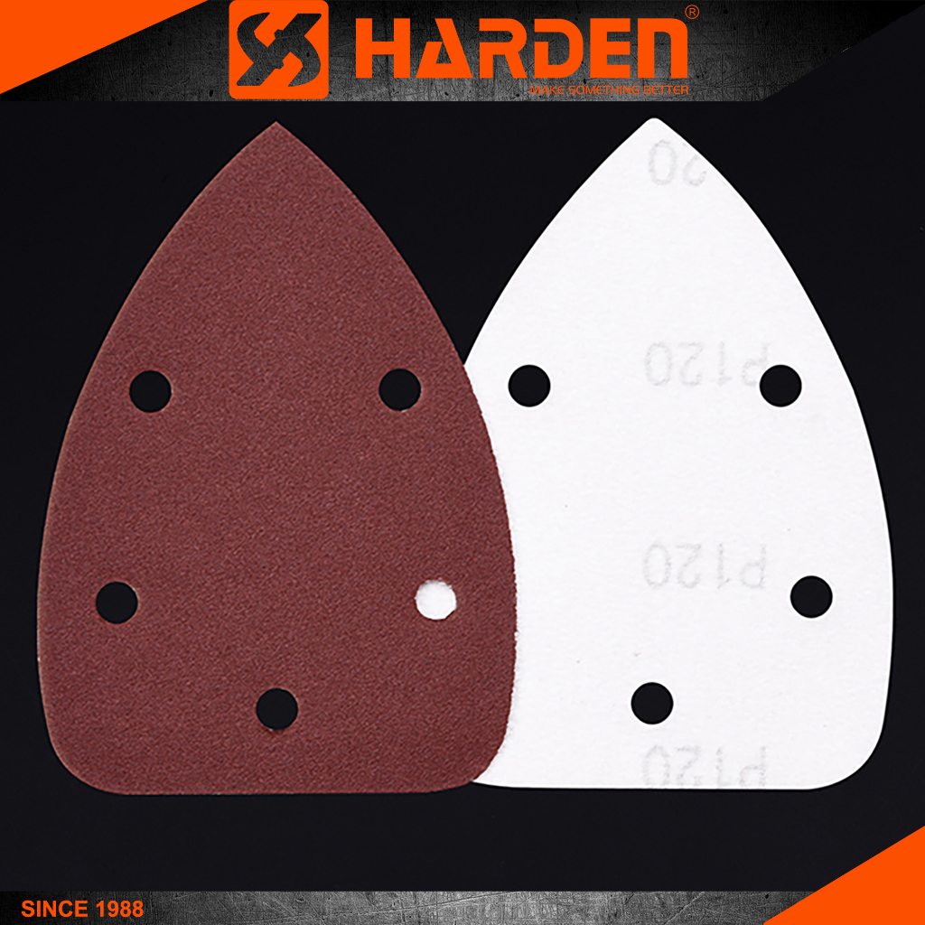 Harden 10Pcs Triangle Disc With Velcro Sanding car polish triangle ...