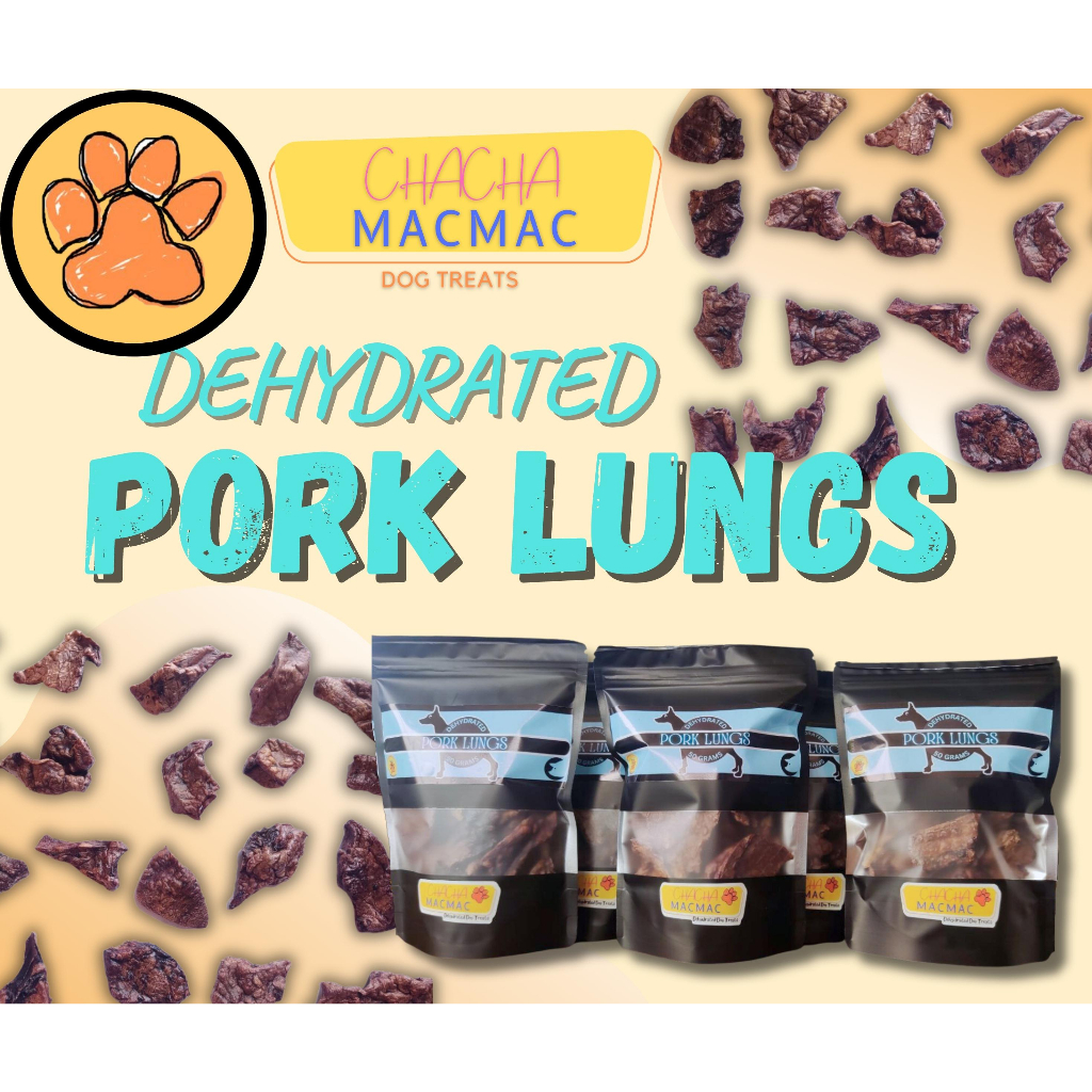 Dehydrated Pork Lungs All Natural and Home made dog treats/ dog chew