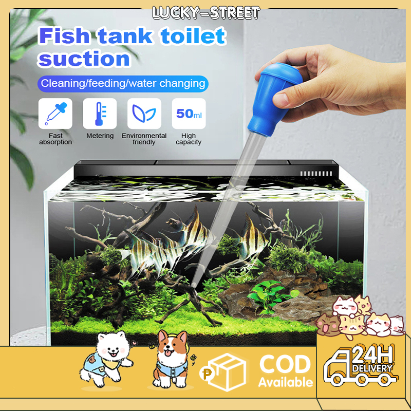 Aquarium Straw Cleaning Manure Suction Device Fish Tank Straw Cleaning ...