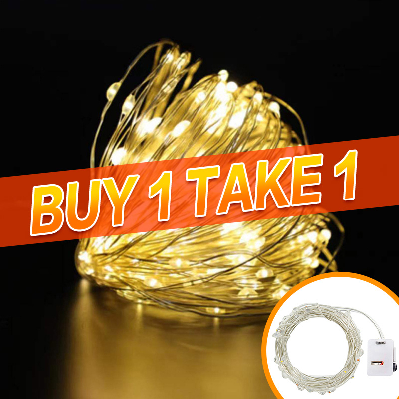 【Buy 1 Get 1】3Modes 1/2/3M LED Light String Fairy Light Christmas