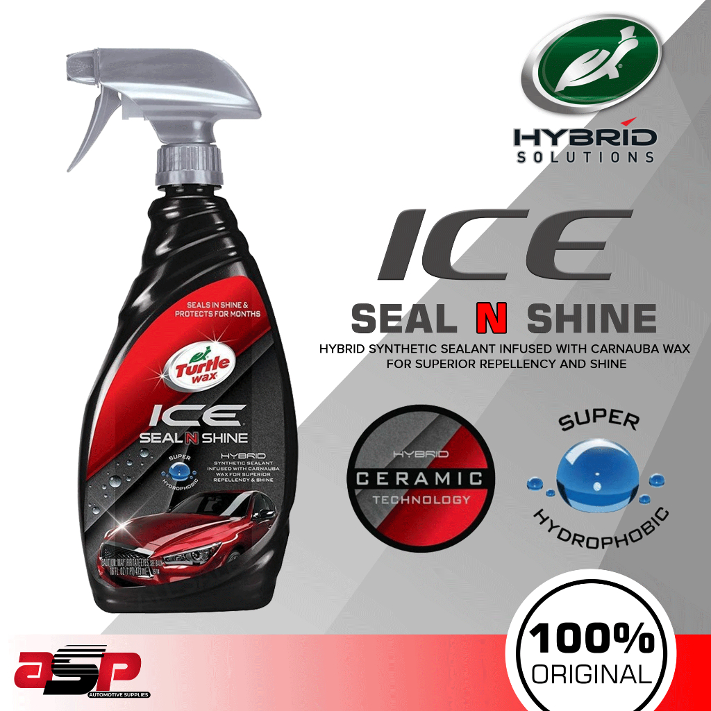 Turtle Wax Ice Seal N Shine Hybrid Ceramic Technology 473ml | Shopee ...