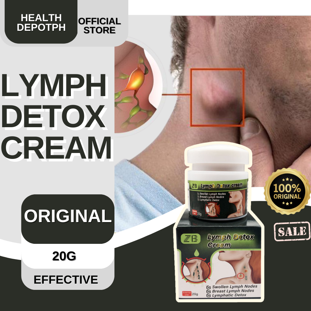 Authentic Lymph Detox Cream Swollen Lymph Nodes Breast Lymph Nodes Lymphatic Detox Lymph Remover 6926