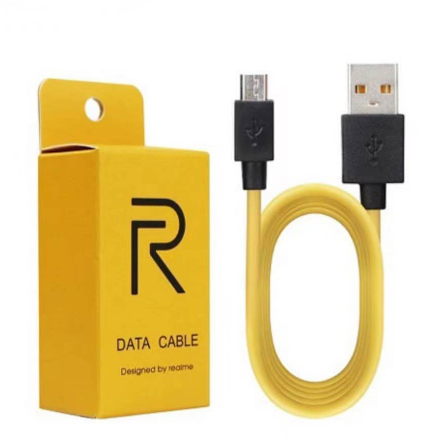 Real me VOOC Micro Type C USB Data cable for Realme and All Android ...