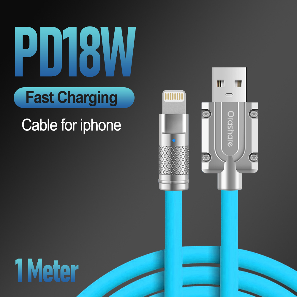 Orashare Oc A Fast Charging Data Cable Usb A To L Ightning Cable For I I I Phone