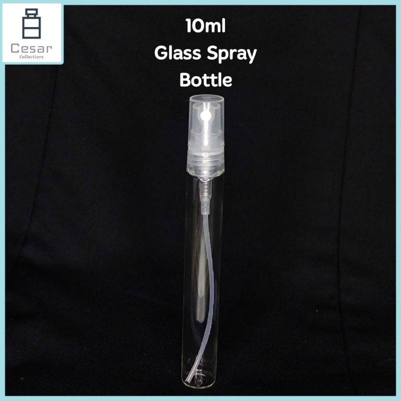 10ml Glass Spray Bottle Smooth Transparent for Perfume Decanting
